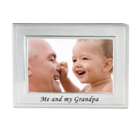 BLUEPRINTS Me and My Grandpa Silver Plated 6x4 Picture Frame - Me And My Grandpa Design BL92309